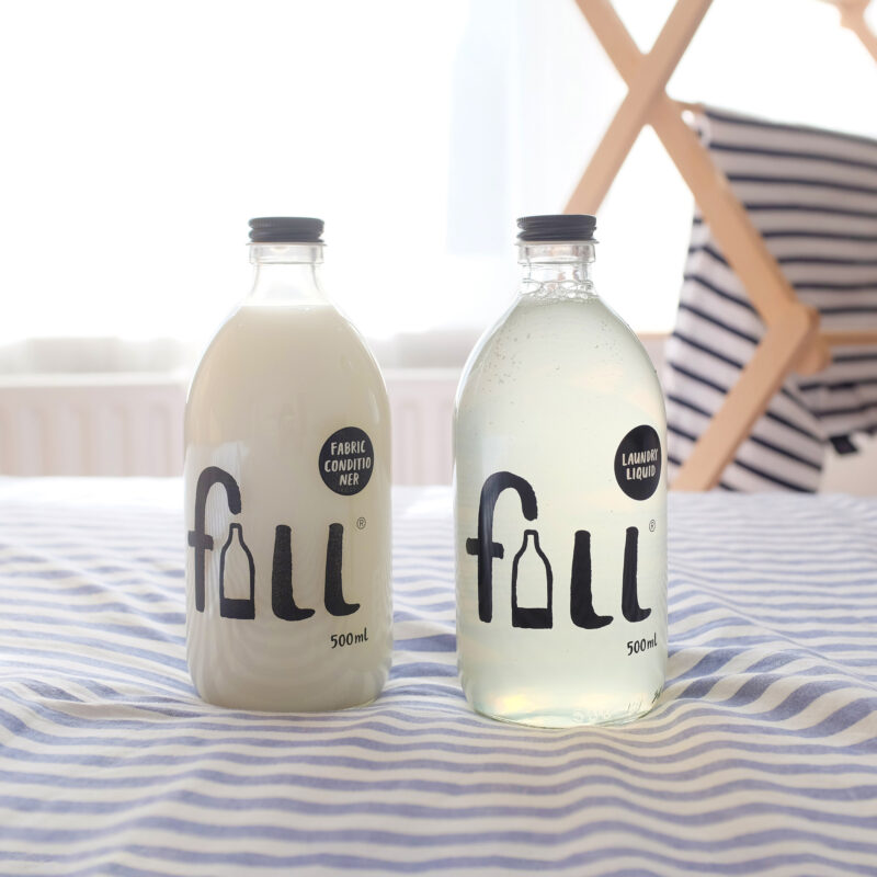 Fill Refill fabric conditioner and laundry liquid