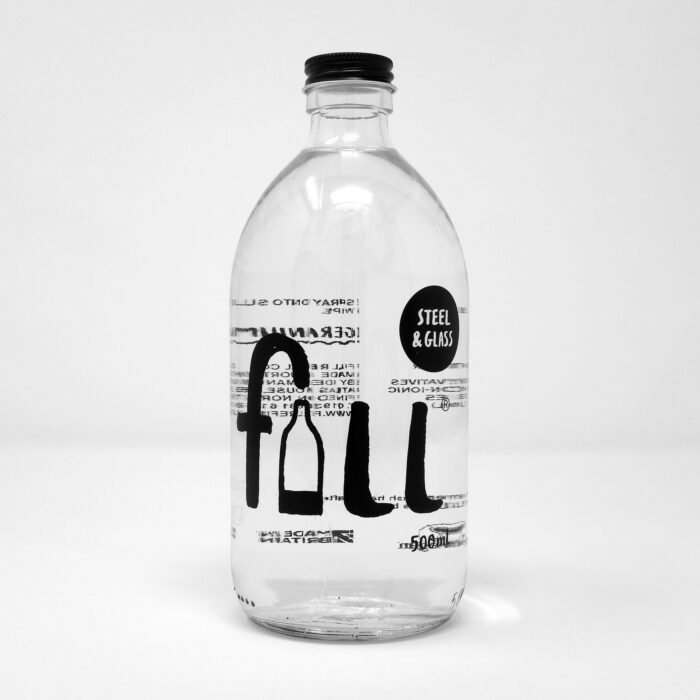 Fill Refill steel and glass cleaner bottle