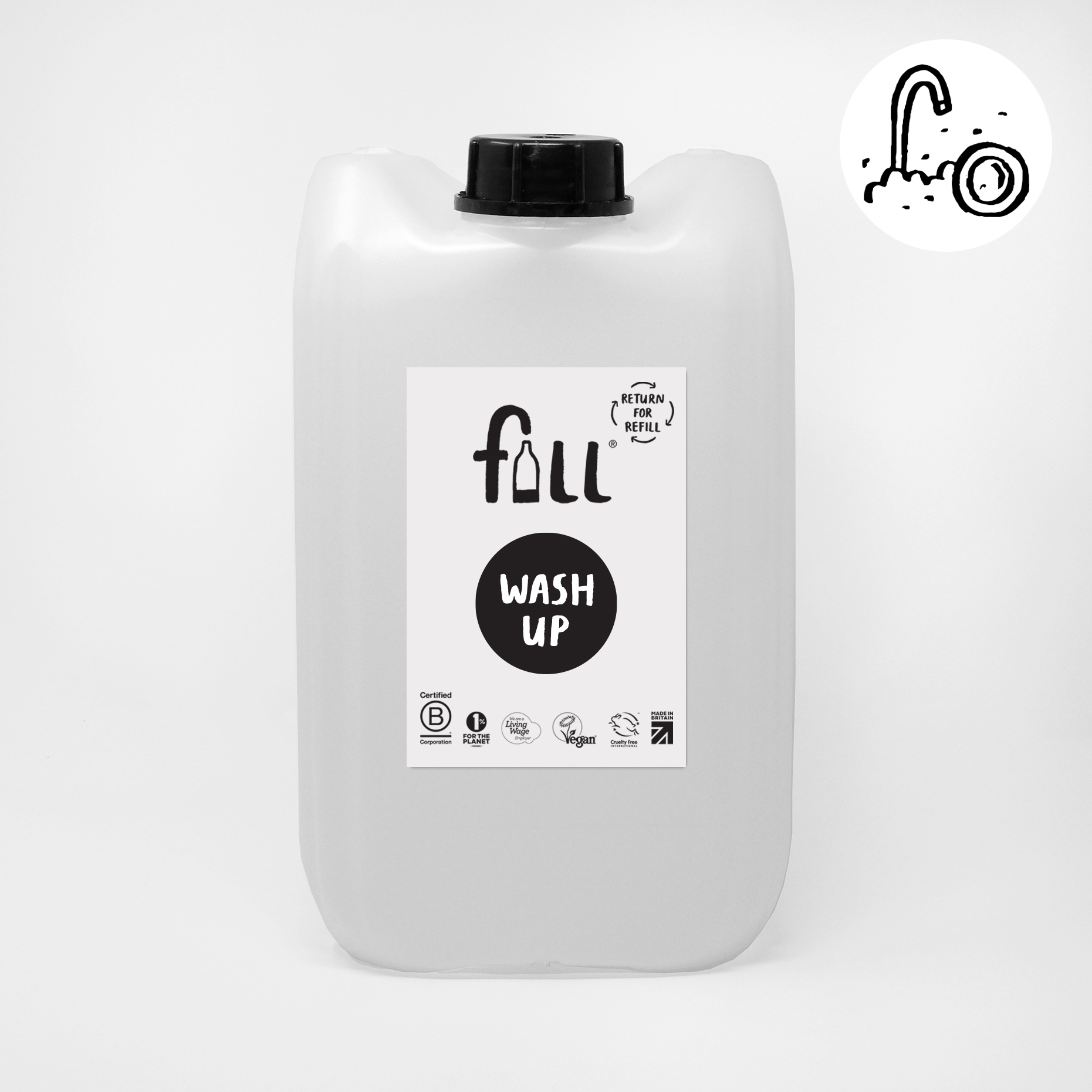 Fill Wash Up 10L drum Refill