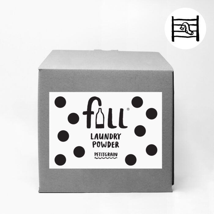 Fill refill Laundry powder bag in box