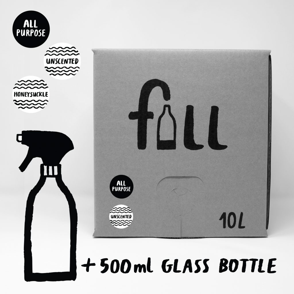 Fabric Conditioner 500ml Glass Bottle Fill Refill Co Refillable Eco