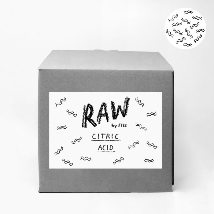 Fill Refill Raw Citric Acid bag in box