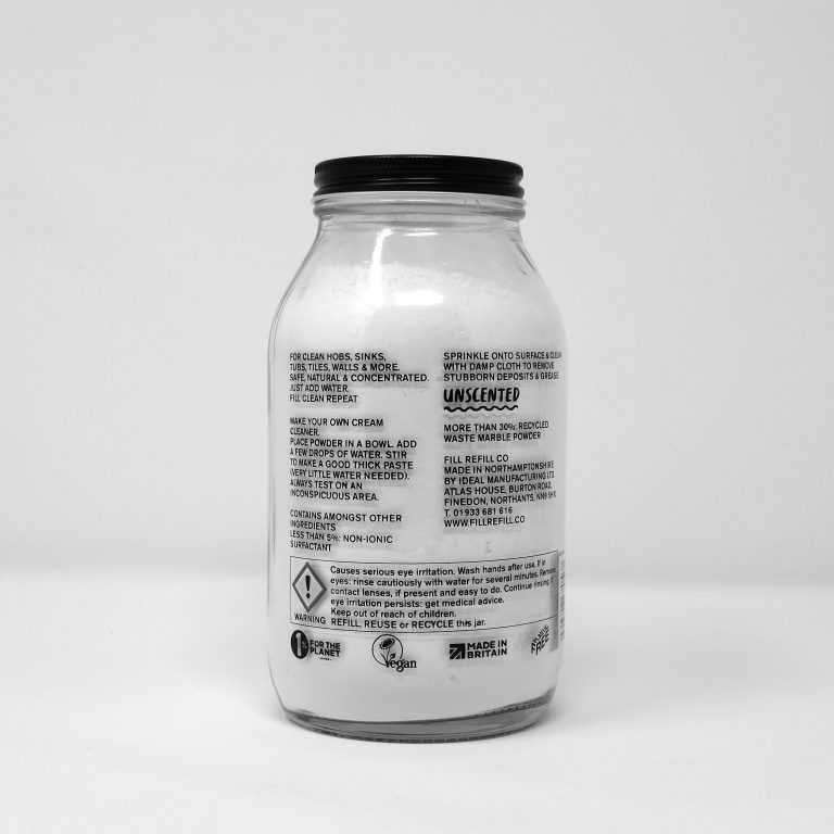 Scrub Powder 500g Jar Fill Refill Co Refillable Eco Household