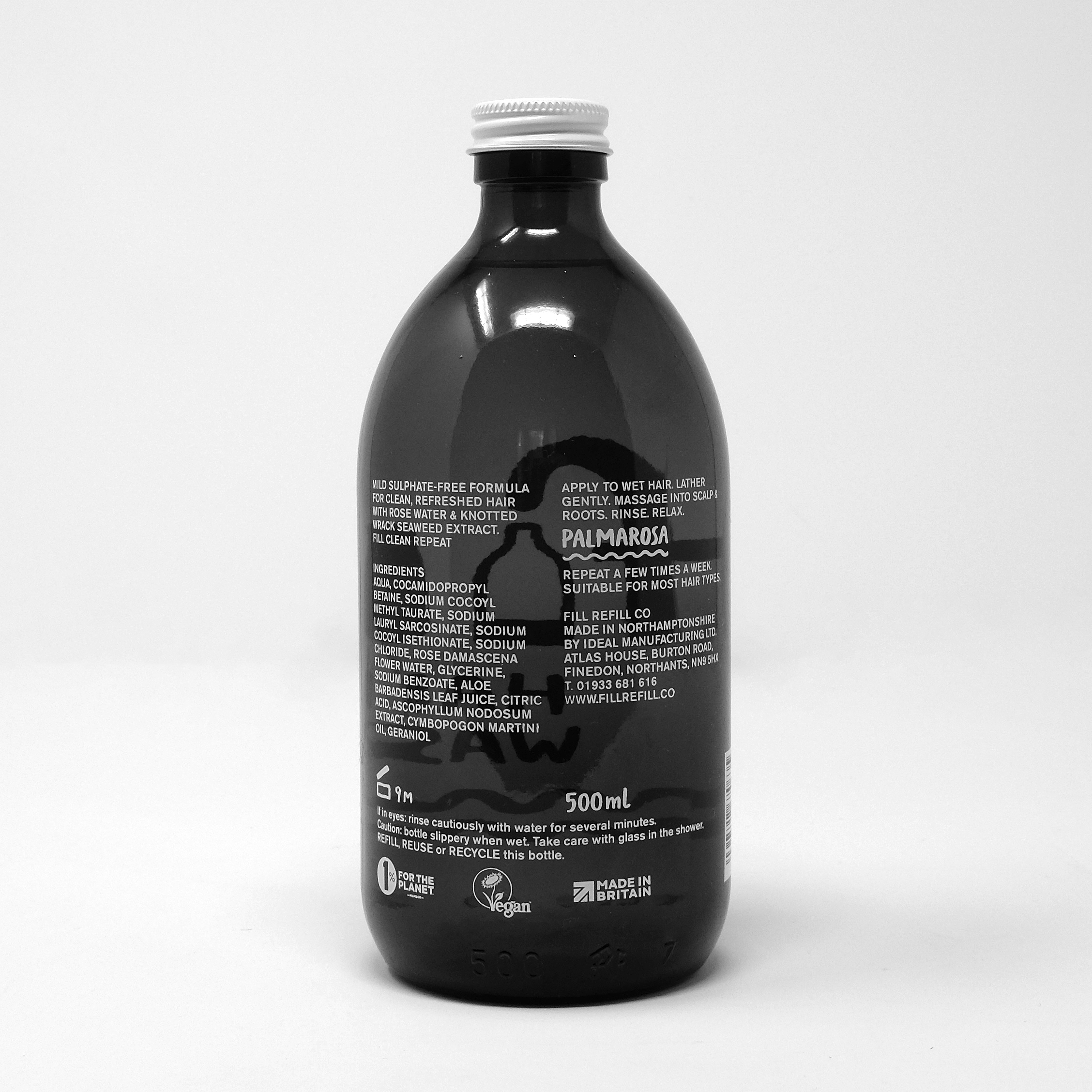 Hair Wash 500ml Glass Bottle - Fill Refill Co - Refillable Eco Household & Personal Care Products Hair Wash 500ml Glass Bottle - Fill Refill Co - Refillable Eco Household & Personal Care Products