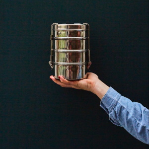 dabba on a hand
