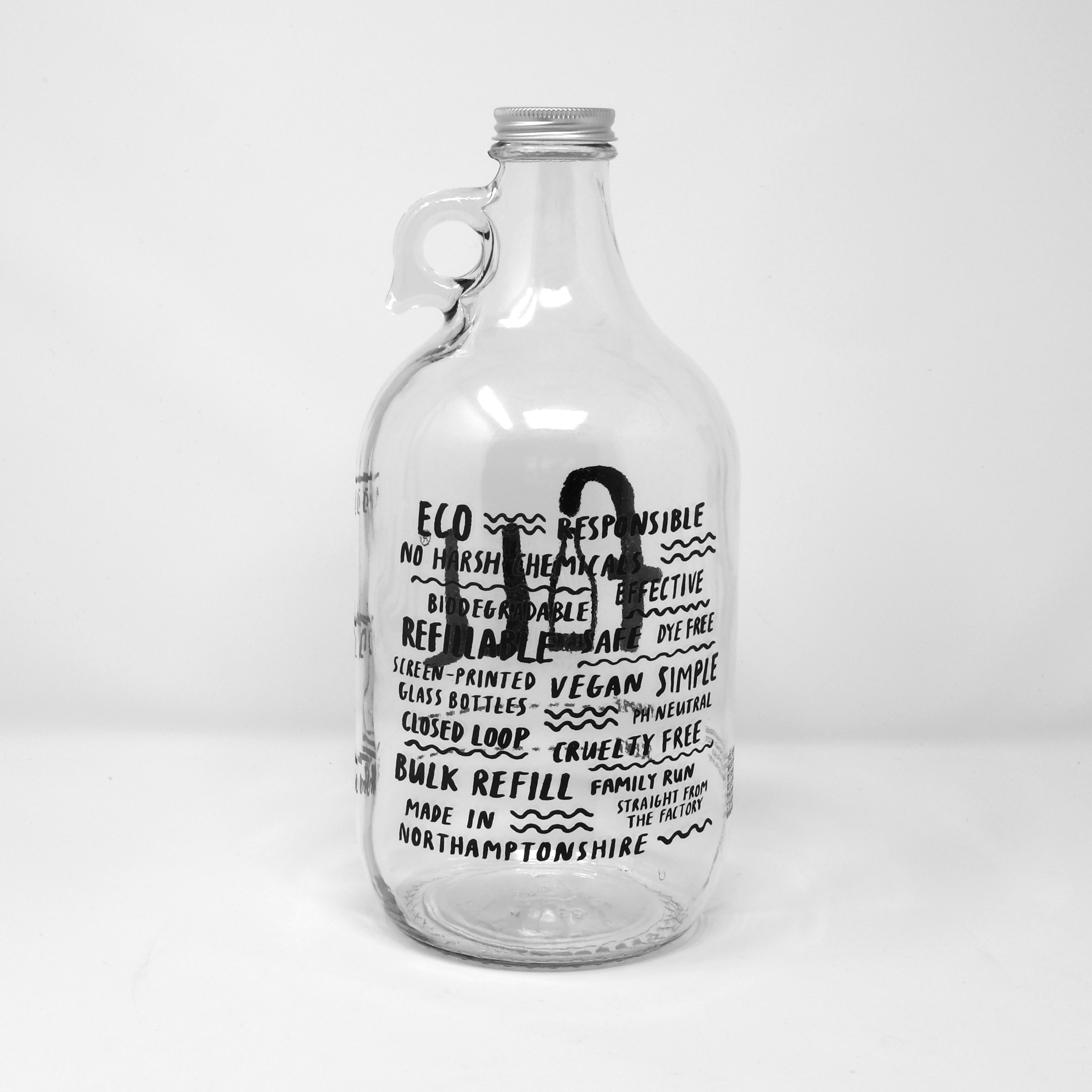 FILL Big Glass Growlers - Home Use - Refill Co - Refillable Eco Household Personal Care Products