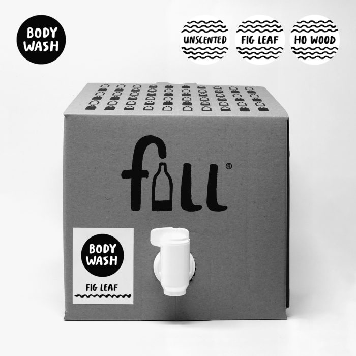 Body Wash Returnable Bag in Box for Home Refill