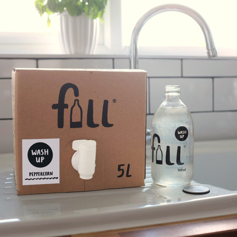 Fill home refill bag-in-box Wash Up