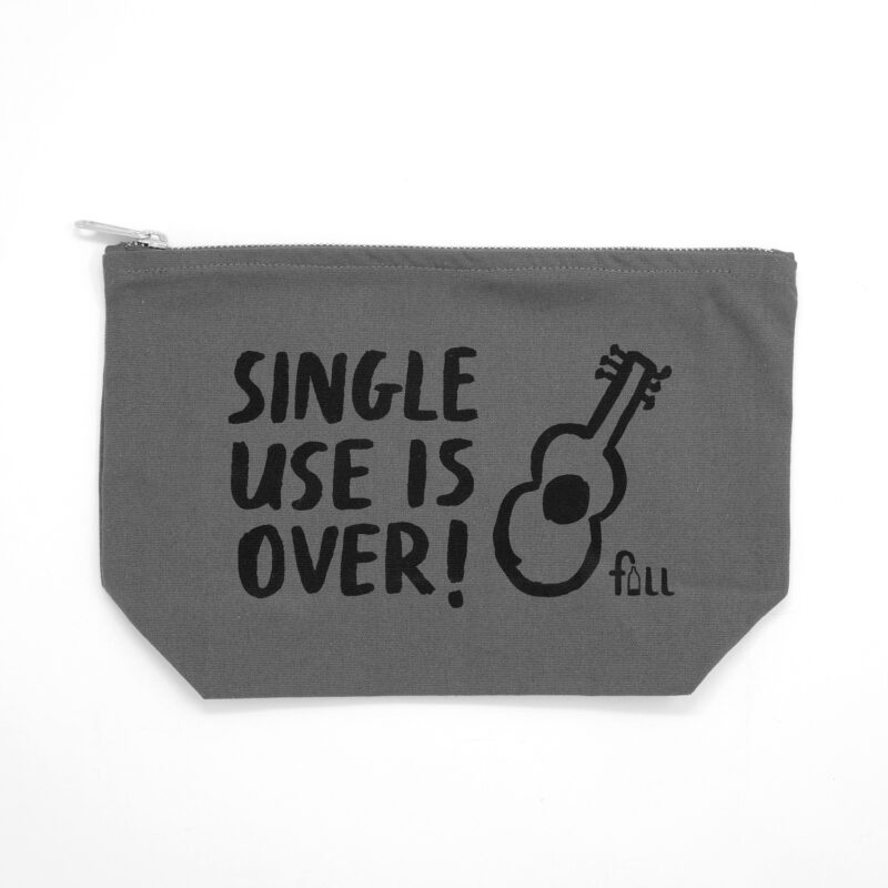 Wish you Wash here Travel kit Fairtrade organic cotton green wash bag