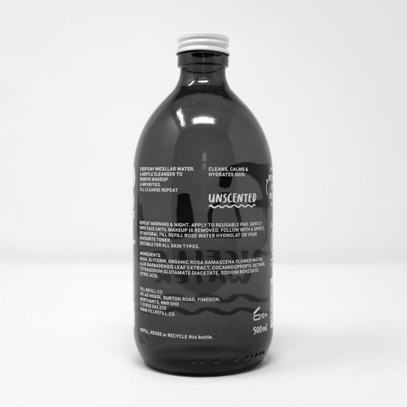 glass bottle micellar water