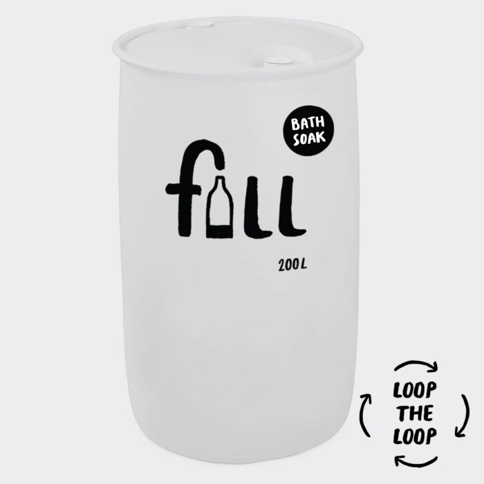 200L drum of Fill bath soak