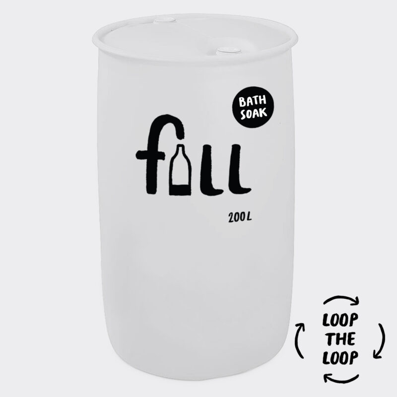 200L drum of Fill bath soak