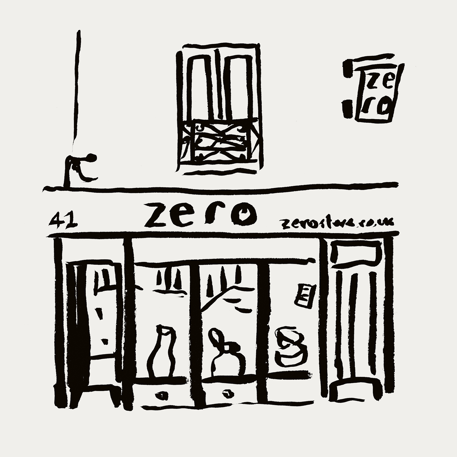 Zero Store front drawing