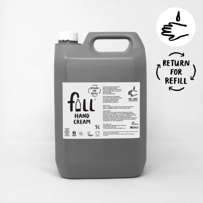 Fill hand cream 5L drum refill
