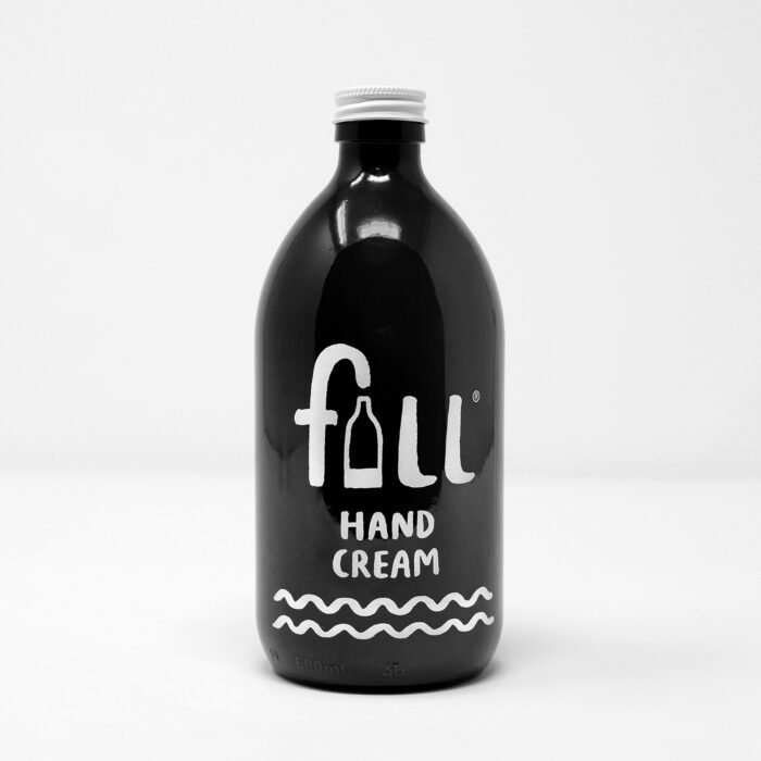 Fill Refill Hand Cream amber bottle